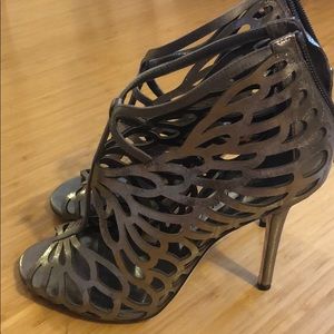 Jimmy Choos metallic heels size 8 aka EU38